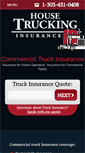Mobile Screenshot of housetruckinginsurance.com