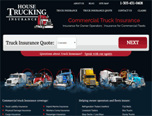 Tablet Screenshot of housetruckinginsurance.com